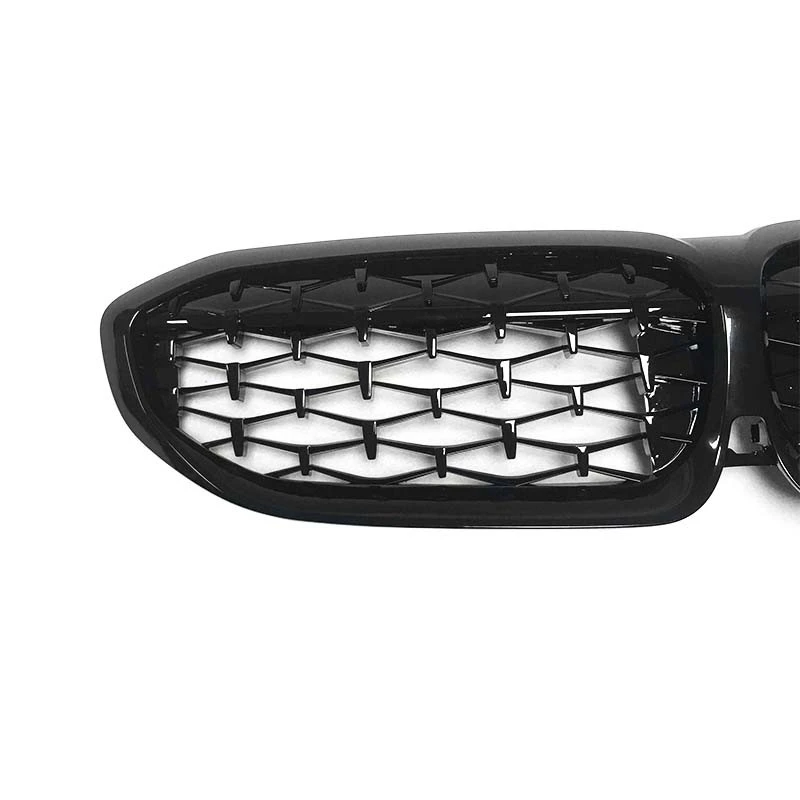 2019+ Glossy Black G20 Grille For BMW New 3 Series G20 G28  Diamond Style