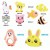 Import 2019 wholesale Food grade BPA FREE Silicone Clips teething toys customize infant baby funny silicone teether from China