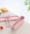 Import 2020 Eco friendly bamboo fiber products chopsticks spoons forks kid&#x27;s bamboo fiber cutlery set from China