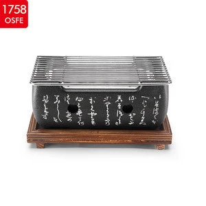 2020 High Quality Durable Aluminium Rectangle Table Portable Charcoal Bbq Grill