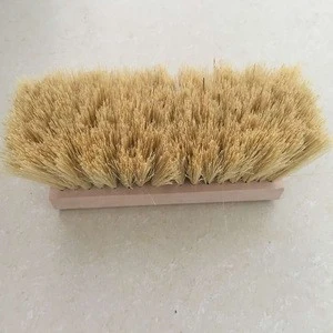 2020 hot selling  high quality beech wood handle tampico fiber  floor  cleaning   brush