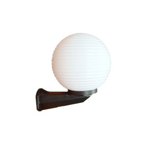 2020 new design round ball shade cover outdoor waterproof plastic wall lamp