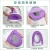 Import 2020 NEW Soft Thicker Warmer Stretchable Washable Cloth Toilet seat Cover Pads Universal with Handle from China