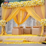 2020 newest design wedding background decoration wallpaper photography for stage