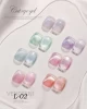 2021 Cat Eye Color changing nail polish Nail Supplies Gel Wraps Mixed Pattern Gel nail polish glitter