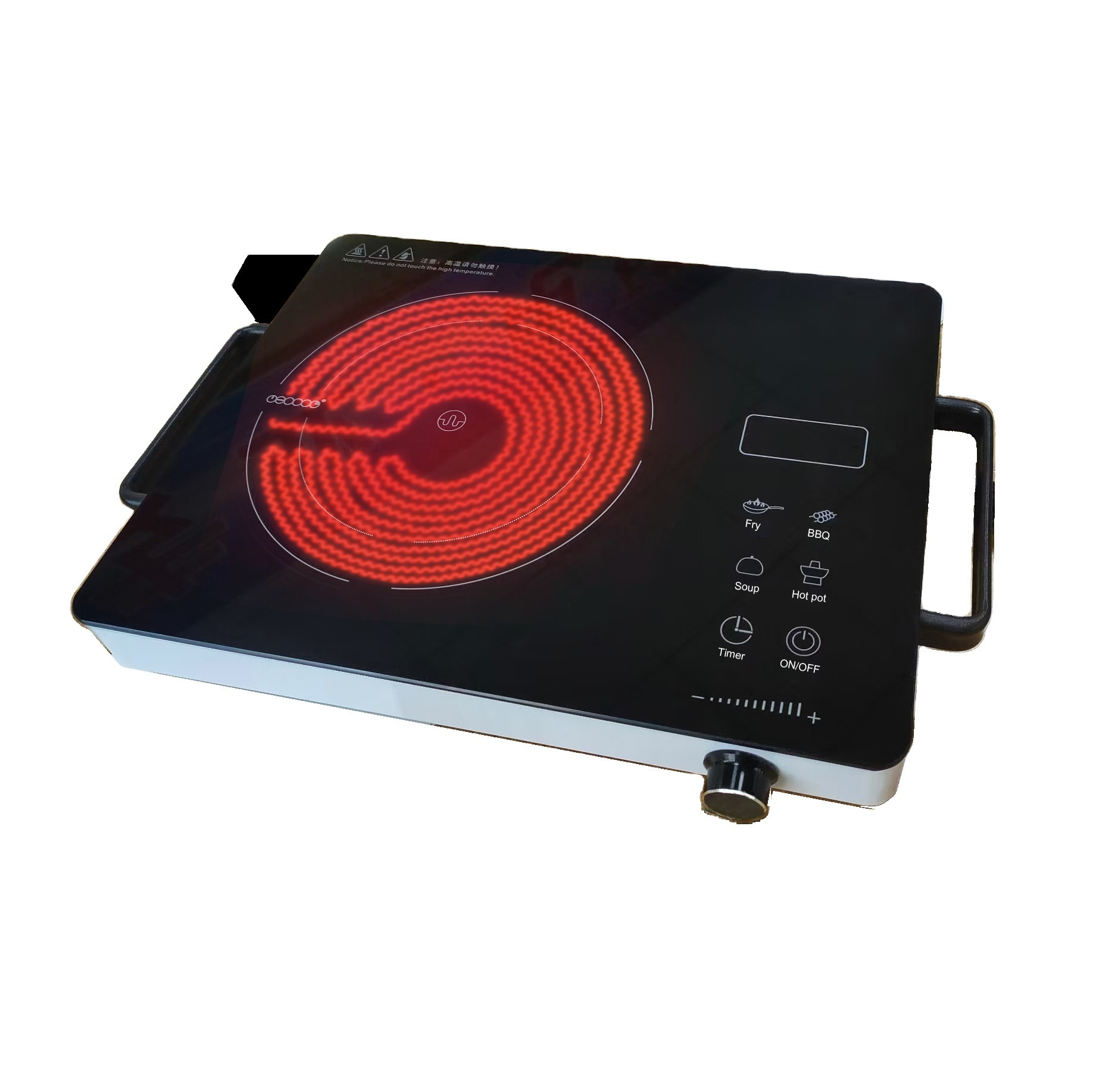 Buy 2021 Electric Ceramic Stove Halogen Cooktop Red Infrared Cooker