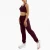 Import 2021 LORISO yoga lounge wear jogger set sustainable activewear dry fit fitness apparel athletic clothes with drawstrings from China