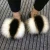 Import 2021 new design Wholesale real fur slide fox fur slippers for women from China