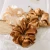 Import 2021 New Women Elegant Solid Color Silk Crude Elastic Hair Bands Ponytail Holder Scrunchie Rubber Bands Fashion Hair Accessories from China