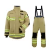 2022 New style 100% 4 Layers Aramid IIIA nomex fire fighting suit for fireman