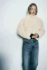 2023 winter new European and American womens fleece short coat stand-up collar jacket