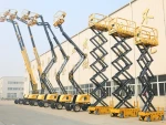 2024 Hot sale 12m 320kg lead acid hydraulic scissor lift platform XG1212HA-Li  with low price in stock