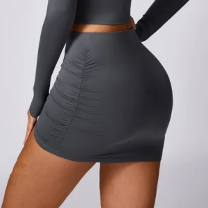 2024 New Style High Waist Comfortable Half Skirt Pleated Women sports Tennis Casual Sexy Tight mini Skirt For Women