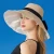 Import 2024 Women Fashion Large Brim Bowknot Hat Summer Beach Bucket Hat from China