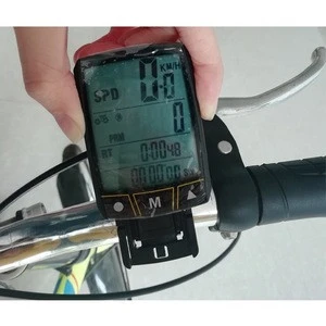 24 functions wireless bicycle computer, high quality no wires bicycle odometer, speedometer bicycle computer