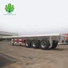 3 4 Axles 40ft Flatbed container truck trailer price