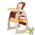 Import 3 in 1 Foldable Plastic Sitting Chair Child Study Table And Chair And Baby High Chair from China
