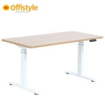 3-Stage Reverse dual motorr Electric Adjustable Standup Desk For Office Desk Sit Stand Desk