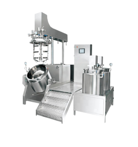 300L Cream and Ointment Detergent Liquid Vacuum Emulsifying Mixer Or Agitator Mixing Making Machine