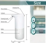 350ml Bathroom Automatic Soap Dispenser USB Charging Infrared Induction Foam Kitchen Hand Sanitizer Touch Bathroom Accessories