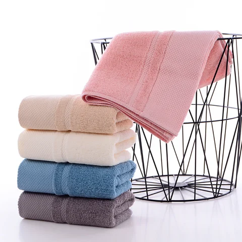 35*75cm 400gsm Wholesale Microfiber Warp Knitted Cleaning Cloth Absorbent Towel Cotton Towel and Dry Hair Towel
