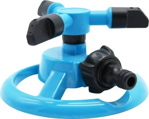 360  three-arm garden rotary sprinkler for lawn water