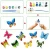 Import 37 Pcs Set  Kids Crafts and Arts Supplies Painting Kit Decorate Your Own Butterfly Figurines DIY 3D Painting Party Favors Toys from China