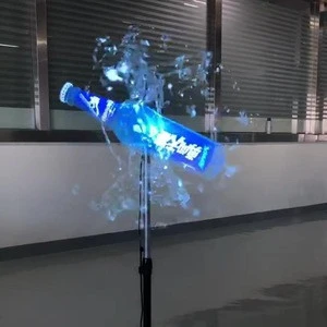 3D hologram advertising with 4blades high resolution with WIFI and APP for holographic display
