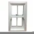Import 3D OEM ODM, PVC Aluminum Pane Grill Fly Screen Mosquito Net Single Hung Window from China