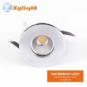 3W 5W 7W 83 Diameter Decorative Led Waterproof Shower Led Light Fittings Cob Lighting Fixture Downlight