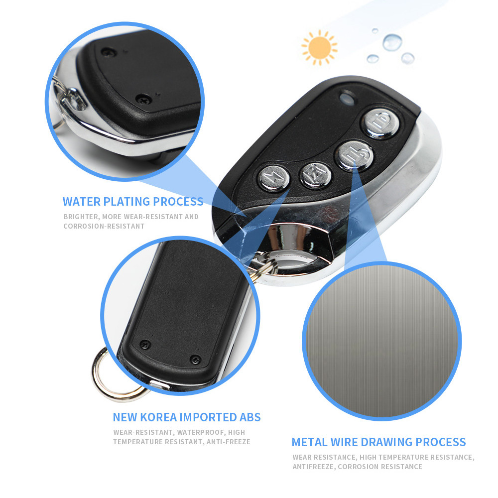 Buy 4 Buttons Remote Control Automatic Sliding Door Rolling Code Remote ...