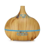 400ML Bamboo Air Difusor Aroma Difuser Essential Oils Aromatherapy Diffuser Ultrasonic Humidifier