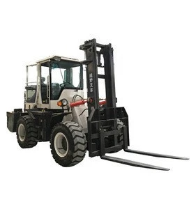 4.0T Factory Outlet Hydraulic System 4X4 drive All-Terrian Forklift