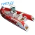 Import 4.2 meters cabin cruiser fiberglass open boat with outboard motor from China