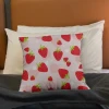 45x45 cushion cover Strawberries Digital printed home textile custom sofa decoration pillow case