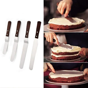4/6/8/10inch Stainless Steel Cake Spatula Butter Cream Knife Smoother Icing Frosting Spreader Fondant Pastry Cake Tools