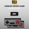 4K  HD Video Game Console Built in 600 Classic Games Mini Retro Console Wireless Controller  Output Dual Players