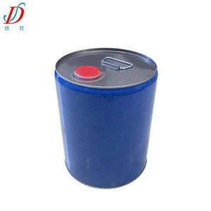 5 Gallon US Style Round Conical Blue Paint Pails with Plastic Stretch Lid and Metal Handle China Manufacturer