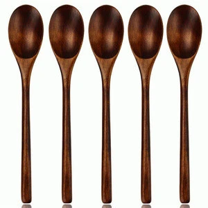 5 Pieces Japanese Natural Plant Spoon Set