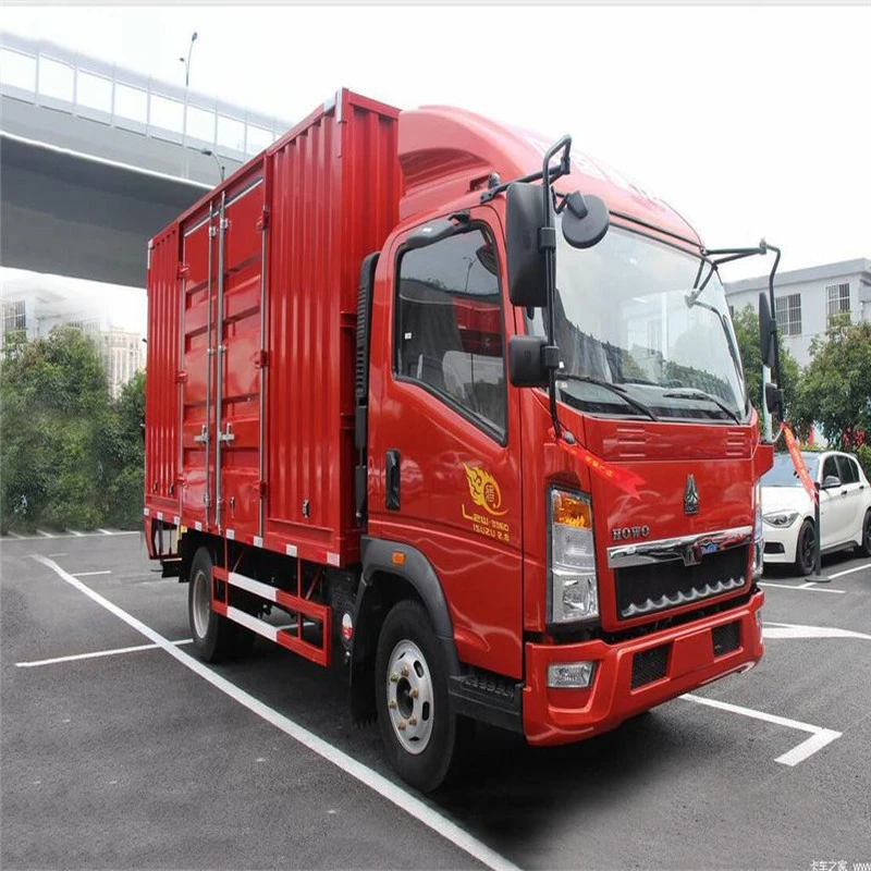 5 tons HOWO RHD LHD light cargo truck