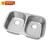 Import 505Custom granite stainless steel double kitchen sink from China