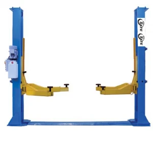 5.5/6.8 ton Double-cylinder hydraulic two post car lift with different colors