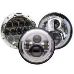 5.75 7 9 inch Round Led Headlight 6500K High Low Beam Headlamp Moto Head light For Motorcycle 4x4 jeeps JL JK Lighting System