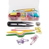 58pcs Quality Detachable White CaseSewing Kit Household Tools Crochet Kit Free Shipping