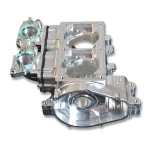 6 axis custom cnc machining milling service aluminum 6061 jet ski parts billet crankcase assembly