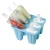 Import 6 Cavities Amazon Sales Food Grade Silicone Ice Cream Freezer Mold Popsicle Molds with Stick from China