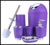 6 Pieces/Set Modern Plastic Bathroom Set For Washing Bath Set Sanitary Ware