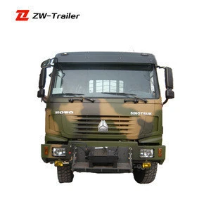 6x6 4x4 Truck With Bench For Army Transport AWD Military Cargo Truck