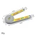 Import 7-inch plastic protractor indexer DIY angle ruler 360 degree angle ruler Woodworking miter saw protractor from China