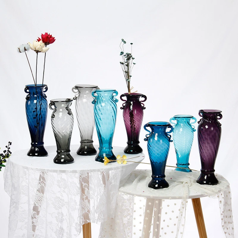 750ml lighted glass baccarat crystal hookah vase